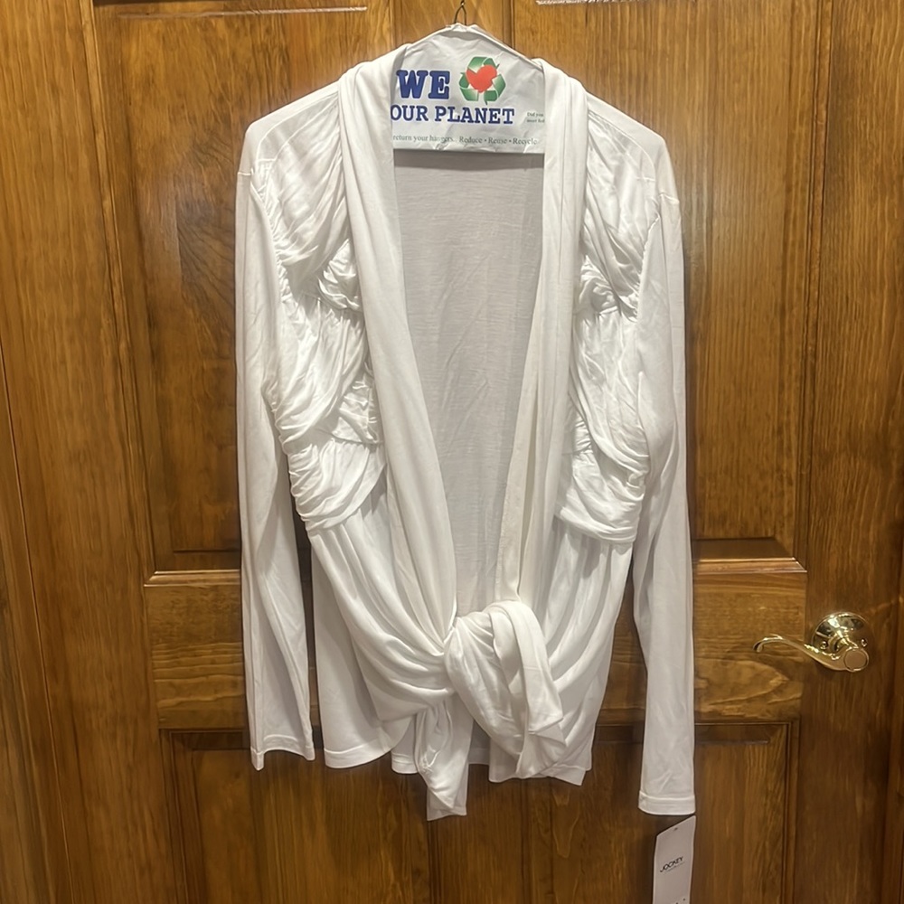 Jockey cardigan- multiple ways to wear